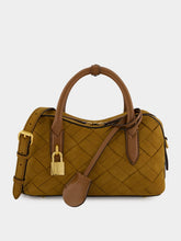 Stella McCartney Brandy Ryder Woven Suede-Effect Bag
