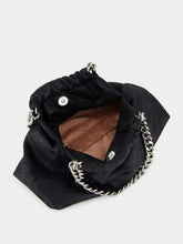 Stella McCartney Black Falabella Drawstring Crossbody Bag