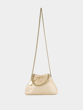 Gold Falabella Mini Drawstring Shoulder Bag