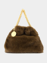 Stella McCartney Coffee Brown Falabella Drawstring Mini Bag