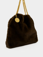 Stella McCartney Coffee Brown Falabella Medium Drawstring Bag
