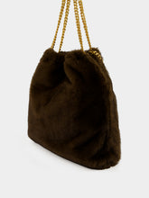 Stella McCartney Coffee Brown Falabella Medium Drawstring Bag