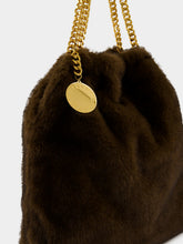 Stella McCartney Coffee Brown Falabella Medium Drawstring Bag