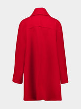 Valentino Garavani Paris Red Virgin Wool Coat