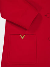 Valentino Garavani Paris Red Virgin Wool Coat