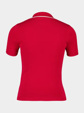 Valentino Garavani Paris Red Cotton Top with Cherry Detail