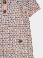 Valentino Garavani Pastel Ribbon Tweed Embroidered Mini Dress