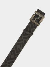 Fendi Black Reversible FF Canvas Belt