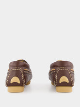 Fendi Brown Deck Lace-Ups Loafers