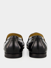 Fendi Black Shiny Leather Loafers with Gathered Detail