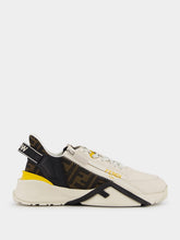 Fendi White Flow Leather Trainers
