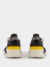 Fendi White Flow Leather Trainers