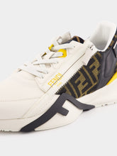 Fendi White Flow Leather Trainers