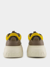 Fendi Brown Force Leather Sneakers