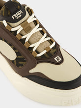 Fendi Force White Leather Trainers