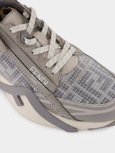 Fendi Grey Flow Mesh and Suede Sneakers