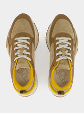 Fendi Flow Brown Leather Low-Top Sneakers