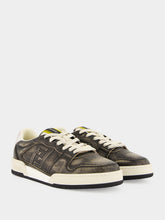 Fendi Black and Beige Leather Match Trainers
