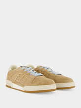 Fendi Beige Match Suede Sneakers