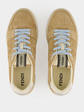 Fendi Beige Match Suede Sneakers