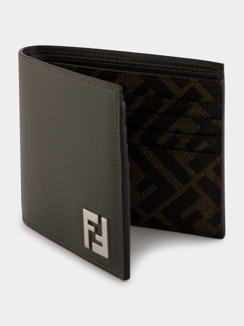 Khaki Green FF Bi-fold Wallet