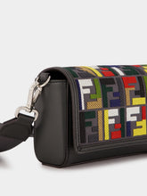 Fendi FF Compact Multicolour Embroidered Bag