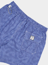Fedeli Blue Printed Swim Shorts
