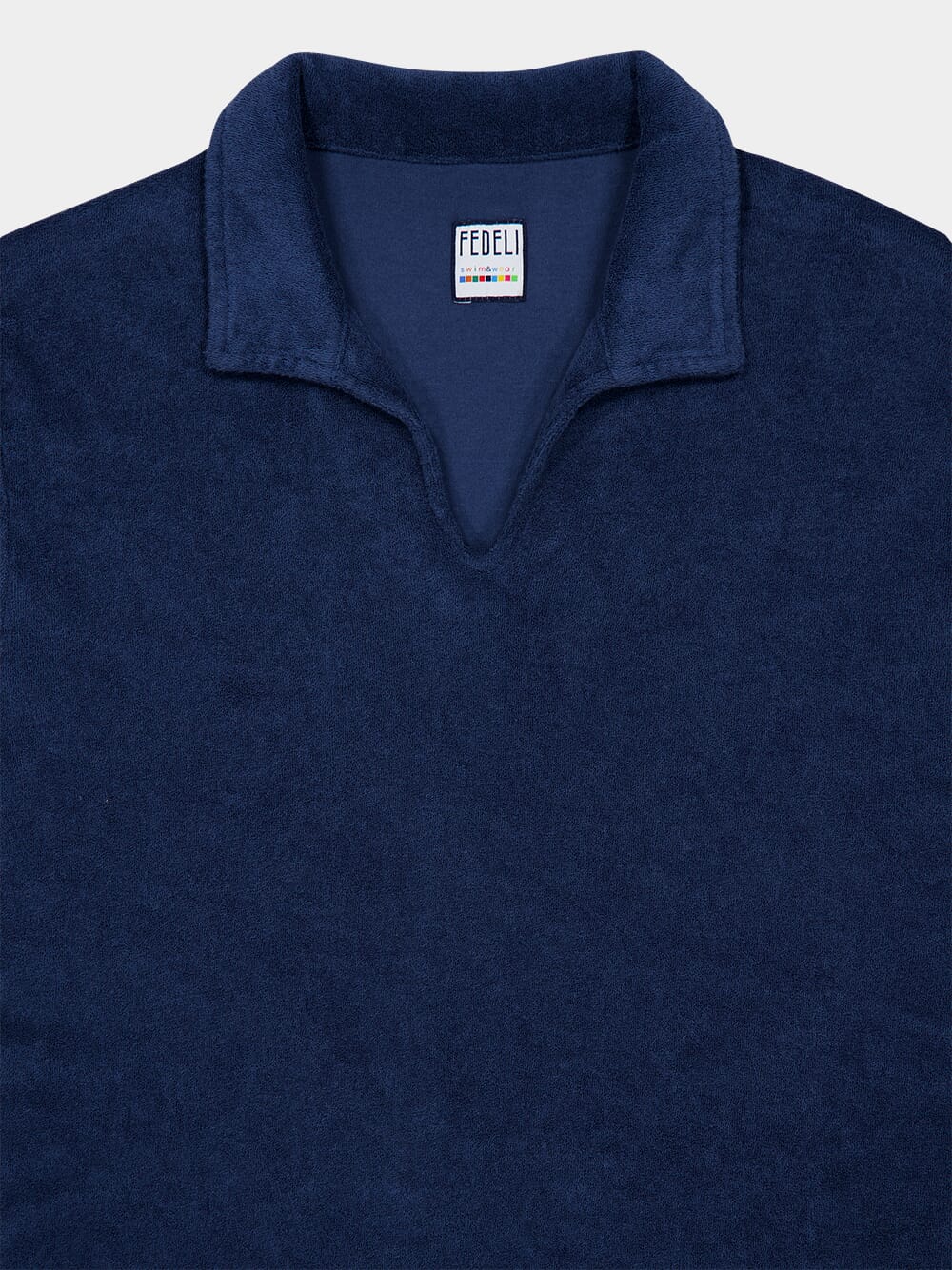 Peter Mm. Terry Light Dusty Blue Polo Shirt