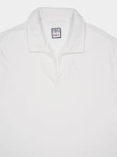 Fedeli Peter Mm. Terry Light Dusty White Polo Shirt