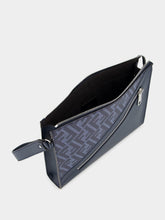 Fendi Blue Diagonal Flat Pouch