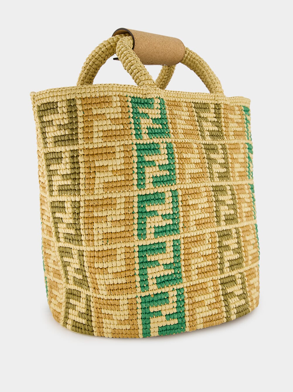 FF Braided Raffia Shopper