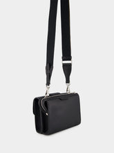 Double Baguette Black Leather Bag | PDP - Fashion Clinic