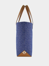 Fendi FF Jacquard Denim Medium Shopping Bag
