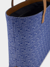 Fendi FF Jacquard Denim Medium Shopping Bag