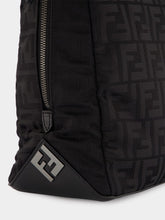 Fendi Black Lui Large Bag in FF Nylon and Calf Leather