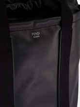 Fendi Black Flux Leather Shopping Bag