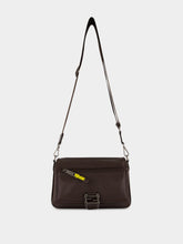 Fendi Brown Leather Flux Messenger Bag