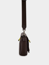 Fendi Brown Leather Flux Messenger Bag