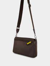 Fendi Brown Leather Flux Messenger Bag