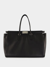 Fendi Large Black Leather Tote Bag