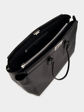 Fendi Large Black Leather Tote Bag