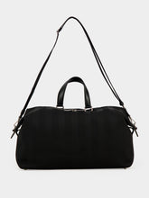 Fendi Black Lui 48 Pequin Nylon Duffle Bag