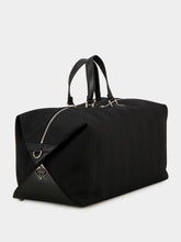 Fendi Black Lui 48 Pequin Nylon Duffle Bag