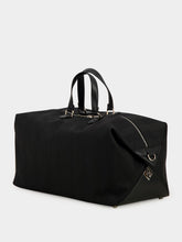 Fendi Black Lui 48 Pequin Nylon Duffle Bag