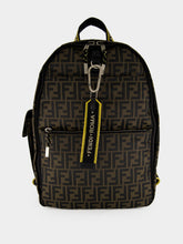 Fendi Brown FF Technical Fabric Backpack