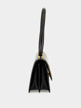 Valentino Garavani Black Vain Shiny Calfskin Bag