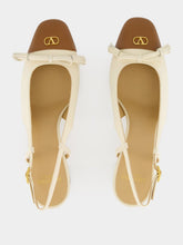 Valentino Garavani Butter and Tobacco Valet Du Roi Pumps