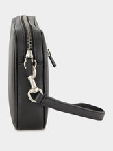 Valentino Garavani Black Leather Pouch with VLogo Signature