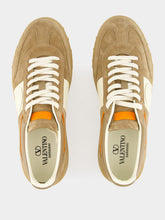 Valentino Garavani Khaki and Ivory Upvillage Low-Top Sneaker