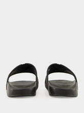 Valentino Garavani Black Vlogo Poolside Slides